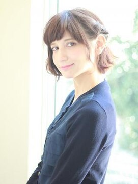 クィーンズガーデンバイケーツーギンザ(QUEEN’S GARDEN by K two GINZA) [K-two銀座]ナチュラルリラックスボブ夏のヘアアレンジ