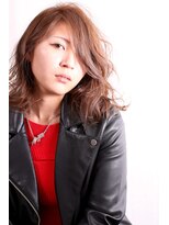 ジンク (HAIR-DESIGN ZiNK) フェミニンMIX愛されミディ