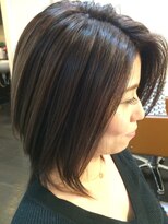 ハサミ(HASAMI)&nbsp;透け感のあるハイライトカラー