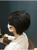 似合わせ/定番/ショート/黒髪スタイル/30代40代50代60代70代/D