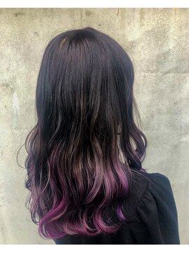 ナゴンスタイル(NAGON STYLE) バレイヤージュ×パープル