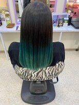 ヘアウェイ(HAIR WAY) グリーングラデーション