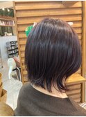 ◎コンパクトボブ×ダークラベンダー