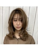 【レイヤー×クールベージュ】