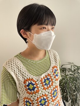 トレス(TRESS) 前髪ぱっつん/ショートボブ/耳かけショート