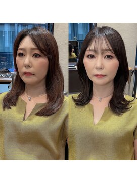 アフロート ギンザ(AFLOAT GINZA) AFLOAT GINZA【仲道 弘泰】前髪作った【before→after】