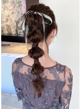 マック ザ ヒルトップ(McQ the hilltop) 結婚式アレンジ＿ロングヘアアレンジ＿ヘアセット＿アップ/1035