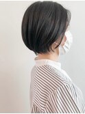 まとまり、ツヤ感◎!黒髪ショートボブスタイル!!