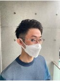2ブロック×パーマスタイル