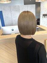 ヘアガーデン オフ(hair garden off) ミルクティーベージュボブ