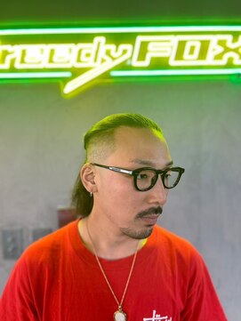 グリーディーフォックス 三軒茶屋(GreedyFOX) 波巻き/マッシュパーマ/ウルフ/ハイライト<理容室>三軒茶屋