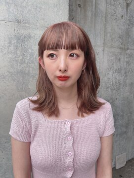 カシュカシュ(cache cache) ミルクティーベージュ　外国人風　用賀