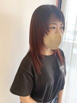 マテリア ヘアー デザイン(materia hair design) 顔周りロングレイヤー