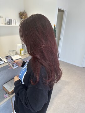 リンダ(Linda) ブリーチなしカシスレッド