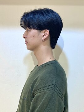 クレビアテン(CreBiA ten_) カルマパーマ センターパート メンズ韓国風 ニュアンスパーマ