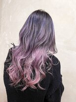 ベジータ(VEGETA) purple→pink balayage