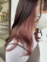 ブランシェ 名鉄小幡駅前店 インナー透明感ピンクカラー【森】