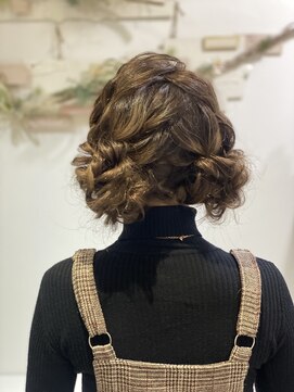 ヘアセットサロンエッジ(Edge) お仕事にフワモコひつじヘア