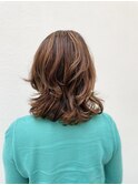 白髪ぼかしハイライト