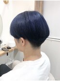 【kyoko】マッシュ/ネイビーブルー