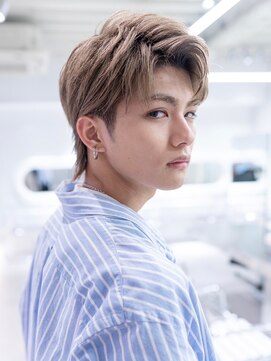 イルハバナ 渋谷(ill HAVANA) ベリーショート/ウルフ/アップバング/メンズハイトーン/束感