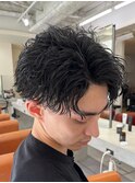 *NOISMツイストスパイラルツーブロックマッシュセンターパート