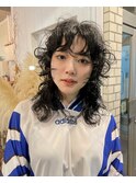 エッジパーマスタイル