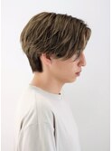 ナチュラルニュアンス毛流れパーマセンターパート