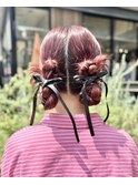 カチモリツインヘアアレンジ♪