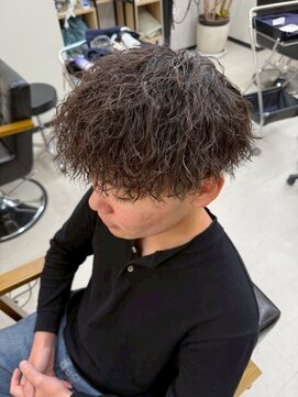 アリープパロット(ALEAP parrot) メンズカット/ツイストパーマ/ハードパーマ/マッシュ