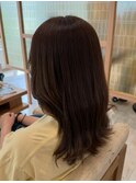 20代30代髪質改善カラー透明感ミルクティーベージュ