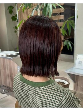 オリ 仙台(Oli) 20代～30代レッドブラウンタッセルボブ