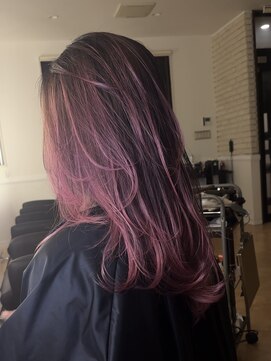 ヘアールーチェ(Hair Luce) 髪質改善ハイライトバレイヤージュハイトーン