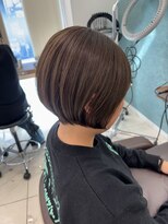 アッシュ 下北沢店(Ash)&nbsp;オリーブベージュカラーのショートヘア