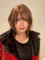 ベレーザ 渋谷(BELEZA) 17403ハイレイヤーウルフグレーブラウンハイライトカラー