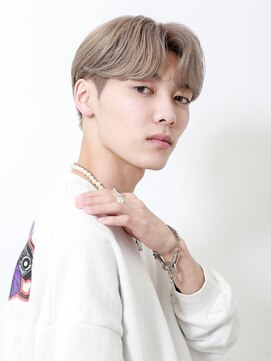 ルースト 京都四条大宮店(ROOST) センターパート/ミルクティーベージュ/men's/眉毛