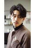 フェザーパーマフェザーショート韓国へアセンターパート