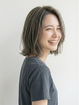 アンド 夙川(AND) ハイライト/切りっぱなしボブ/レイヤーボブ/外はねくびれヘア