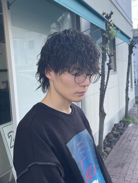 アロハナ 津店(ALOHANA) メンズパーマ/波巻きスパイラル/ウルフカット/シャドーパーマ