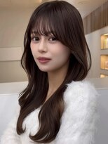 アビー(ABBEY3)&nbsp;顔まわり顔周り前髪カットミディアムレイヤーロングレイヤー