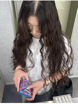 リラス 博多(rilas)&nbsp;ロングヘア　パーマスタイル　ロングパーマ　パーマスタイル