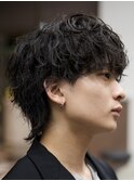 シャドウパーマニュアンスパーマ波巻きスパイラルパーマ名古屋栄
