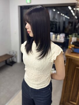 ダーツ(darts) darts_Ukyo/ストレートエステで魅せる。抜け感オトナストレート