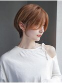 前髪なしショートハンサムショートショートボブくびれショート