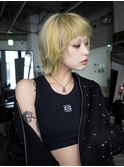 【GEEKS渋谷】レイヤーボブ/マッシュウルフ/ミックスカラー/小顔