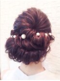 ゆるふわ シニヨン スジセット