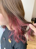 ジーナ 札幌(Zina)&nbsp;【Zina SAPPORO】インナーカラーピンクオレンジ