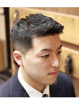 バーバーショップ スバル(BARBERSHOP SUBARU)&nbsp;＜理容室＞＜バーバー＞フェードカットアップバング短髪パーマ
