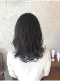 透明感グレージュ/アンニュイウェーブ【元町/石川町】