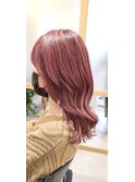 シースルーくすみピンク